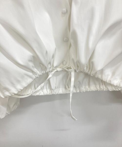 bow.a（ボウ・エー）bow.a (ボウ・エー) ブラウス ホワイト サイズ:Fの古着・服飾アイテム