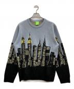 HUFハフ）の古着「ニット」｜スカイブルー