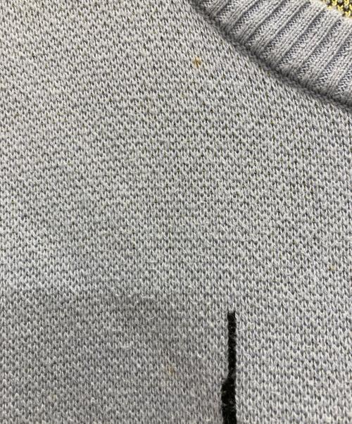 HUF（ハフ）HUF (ハフ) ニット スカイブルー サイズ:Lの古着・服飾アイテム