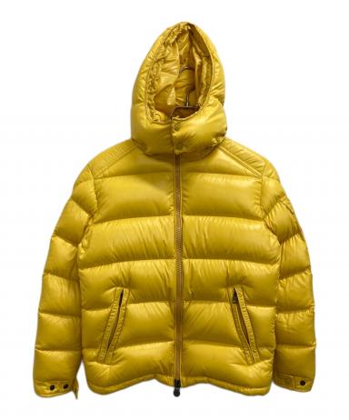 MONCLER イエロー ダウンジャケット本物 中古・古着通販】MONCLER (モンクレール) MAYA ダウンジャケット