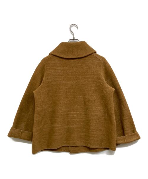 45R（フォーティファイブ・アール）45R (フォーティファイブ・アール) 縮絨ニットのカバーオール ブラウン サイズ:記載なしの古着・服飾アイテム