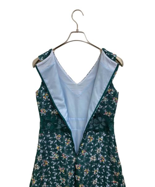 GRACE CONTINENTAL（（グレースコンチネンタル）GRACE CONTINENTAL (（グレースコンチネンタル) ノースリーブワンピース グリーン サイズ:34の古着・服飾アイテム