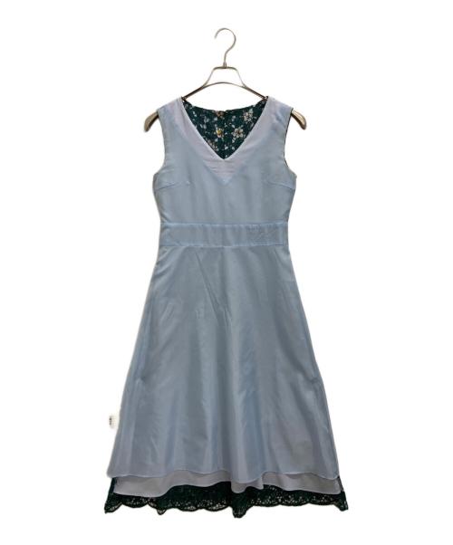 GRACE CONTINENTAL（（グレースコンチネンタル）GRACE CONTINENTAL (（グレースコンチネンタル) ノースリーブワンピース グリーン サイズ:34の古着・服飾アイテム