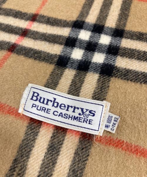 Burberry's（バーバリー）Burberry's (バーバリーズ) マフラー ベージュの古着・服飾アイテム