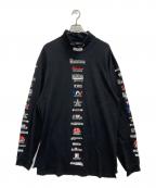 BALENCIAGAバレンシアガ）の古着「Multi Logo Turtle Neck」｜ブラック