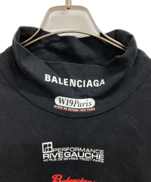 BALENCIAGA（バレンシアガ）BALENCIAGA (バレンシアガ) Multi Logo Turtle Neck ブラック サイズ:Lの古着・服飾アイテム
