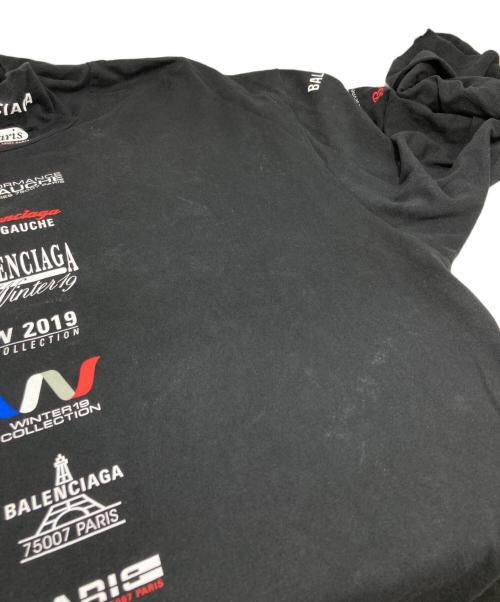 BALENCIAGA（バレンシアガ）BALENCIAGA (バレンシアガ) Multi Logo Turtle Neck ブラック サイズ:Lの古着・服飾アイテム