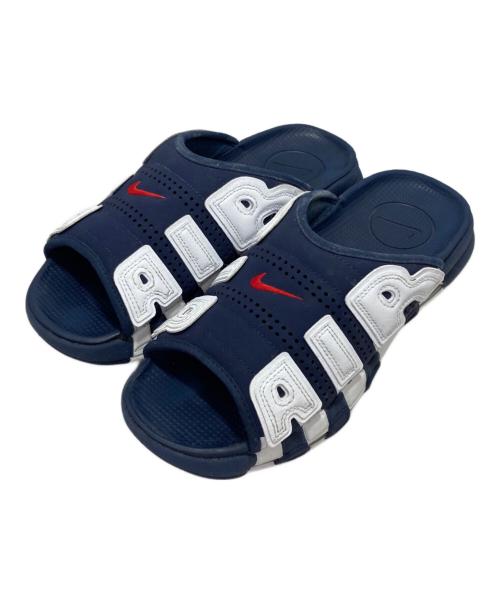 NIKE（ナイキ）NIKE (ナイキ) NIKE AIR MORE UPTEMPO SLIDE （ナイキ エア モア アップテンポ スライド） ネイビー サイズ:27の古着・服飾アイテム