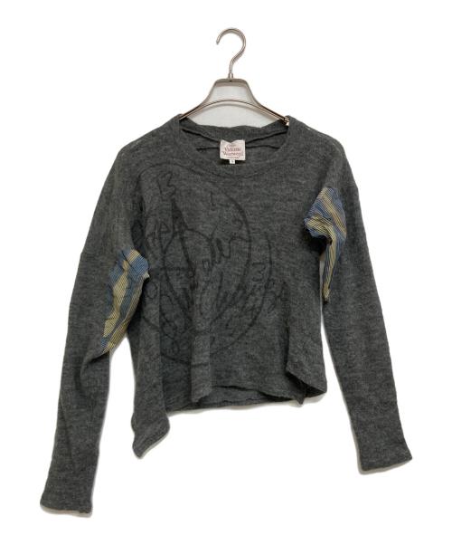 Vivienne Westwood（ヴィヴィアンウエストウッド）Vivienne Westwood (ヴィヴィアンウエストウッド) ニット グレー サイズ:Sの古着・服飾アイテム
