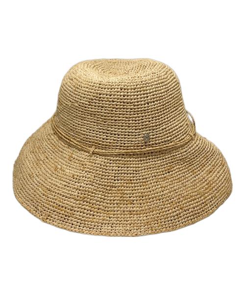 HELEN KAMINSKI（ヘレンカミンスキー）HELEN KAMINSKI (ヘレンカミンスキー) ストローハット ベージュの古着・服飾アイテム