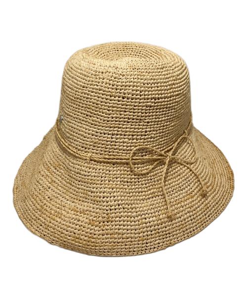 HELEN KAMINSKI（ヘレンカミンスキー）HELEN KAMINSKI (ヘレンカミンスキー) ストローハット ベージュの古着・服飾アイテム