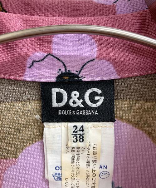 DOLCE & GABBANA（ドルチェ＆ガッバーナ）DOLCE & GABBANA (ドルチェ＆ガッバーナ) 花柄ワンピース ピンク サイズ:38の古着・服飾アイテム