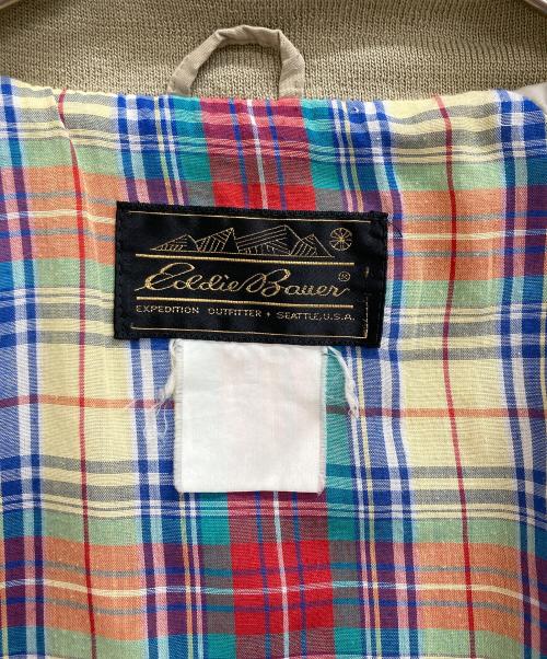 Eddie Bauer（エディーバウアー）Eddie Bauer (エディーバウアー) スイングトップ ベージュ サイズ:印字消えにより不明の古着・服飾アイテム