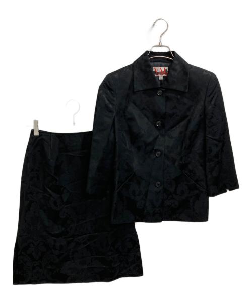 VAL by VALENTINO（バルバイヴァレンティノ）VAL BY VALENTINO (バルバイヴァレンティノ) セットアップスーツ ブラック サイズ:38の古着・服飾アイテム