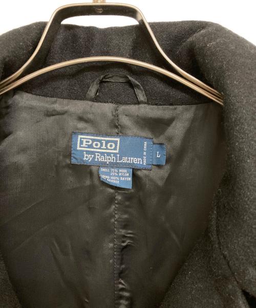 POLO RALPH LAUREN（ポロ・ラルフローレン）POLO RALPH LAUREN (ポロ・ラルフローレン) Pコート ブラック サイズ:Lの古着・服飾アイテム