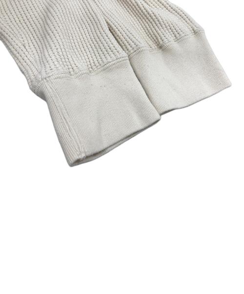 Time is on（タイムイズオン）Time is on (タイムイズオン) HEAVY WEIGHT LOW GAUGE THERMAL L/S TEE アイボリー サイズ:1の古着・服飾アイテム