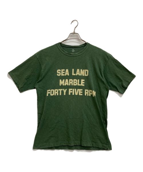 45R（フォーティファイブ・アール）45R (フォーティファイブ・アール) Tシャツ グリーン サイズ:5の古着・服飾アイテム