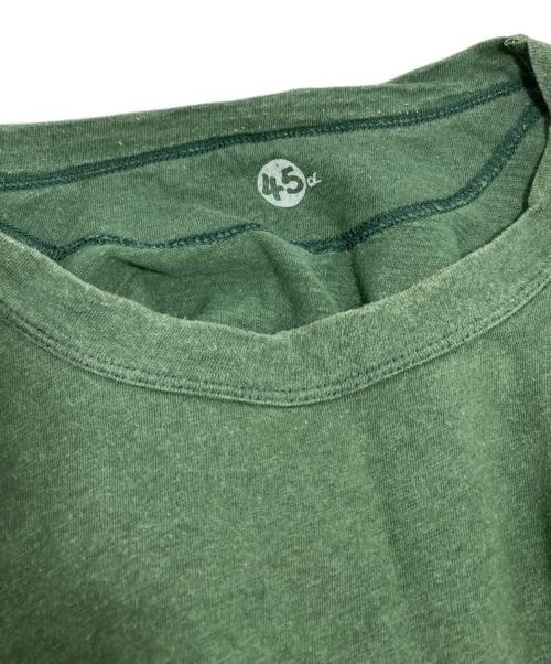45R（フォーティファイブ・アール）45R (フォーティファイブ・アール) Tシャツ グリーン サイズ:5の古着・服飾アイテム