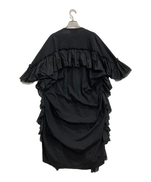 Vivienne Westwood RED LABEL（ヴィヴィアンウエストウッドレッドレーベル）Vivienne Westwood RED LABEL (ヴィヴィアンウエストウッドレッドレーベル) フリルブロッキングワンピース ブラック サイズ:00の古着・服飾アイテム