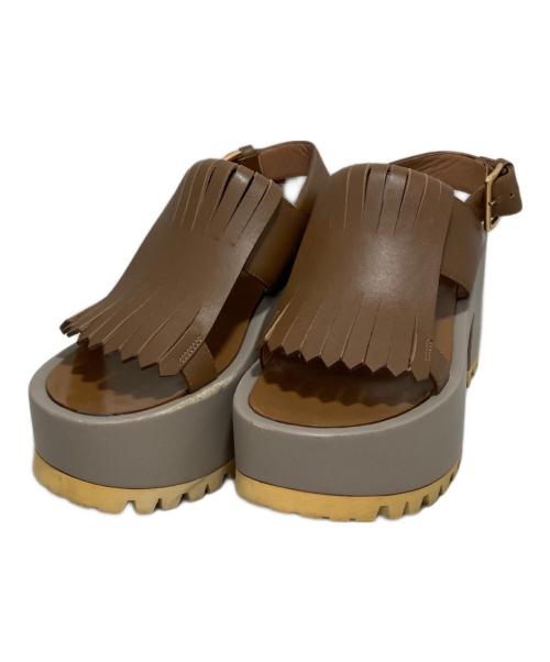 MARNI（マルニ）MARNI (マルニ) サンダル ブラウン サイズ:24の古着・服飾アイテム