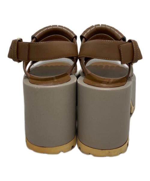 MARNI（マルニ）MARNI (マルニ) サンダル ブラウン サイズ:24の古着・服飾アイテム