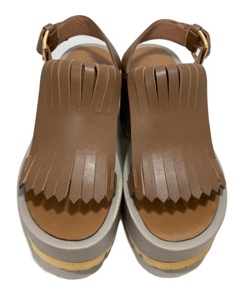 MARNI（マルニ）MARNI (マルニ) サンダル ブラウン サイズ:24の古着・服飾アイテム