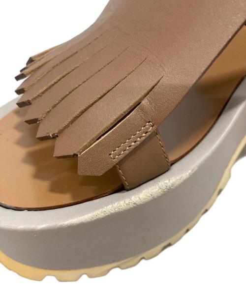 MARNI（マルニ）MARNI (マルニ) サンダル ブラウン サイズ:24の古着・服飾アイテム