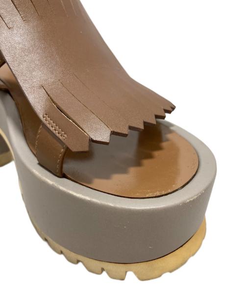 MARNI（マルニ）MARNI (マルニ) サンダル ブラウン サイズ:24の古着・服飾アイテム