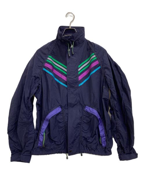 KOLOR（カラー）KOLOR (カラー) ストライプボンバージャケット ネイビー サイズ:3の古着・服飾アイテム