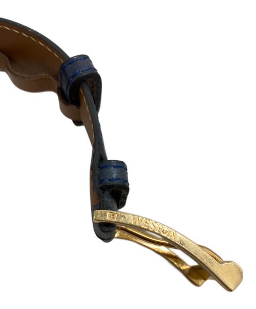 J.M.WESTON（ジェイエムウエストン）J.M.WESTON (ジェイエムウエストン) ベルト ネイビーの古着・服飾アイテム