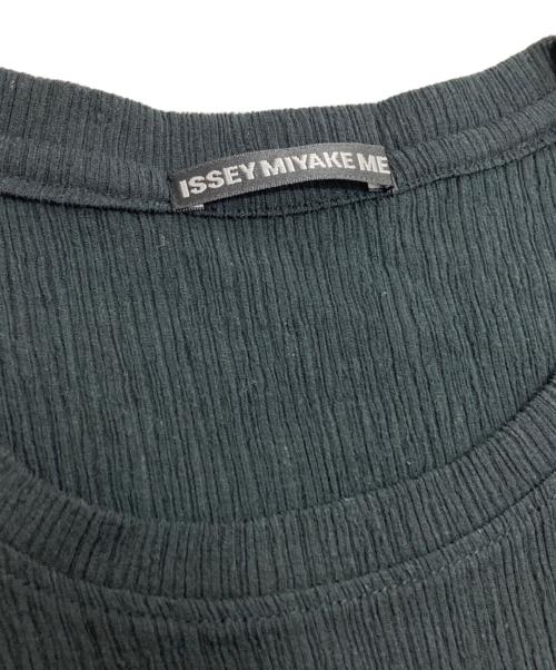ISSEY MIYAKE（イッセイミヤケ）ISSEY MIYAKE (イッセイミヤケ) クレープカットソー ブラック サイズ:3の古着・服飾アイテム