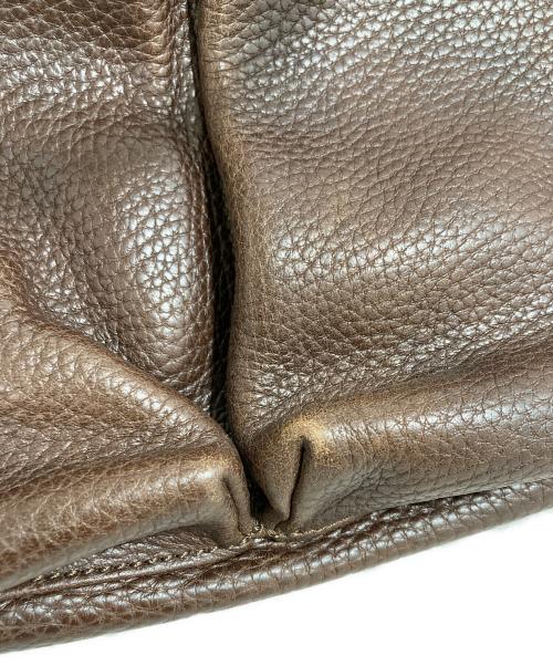 foot the coacher（フットザコーチャー）foot the coacher (フットザコーチャー) レザートートバッグ ブラウンの古着・服飾アイテム