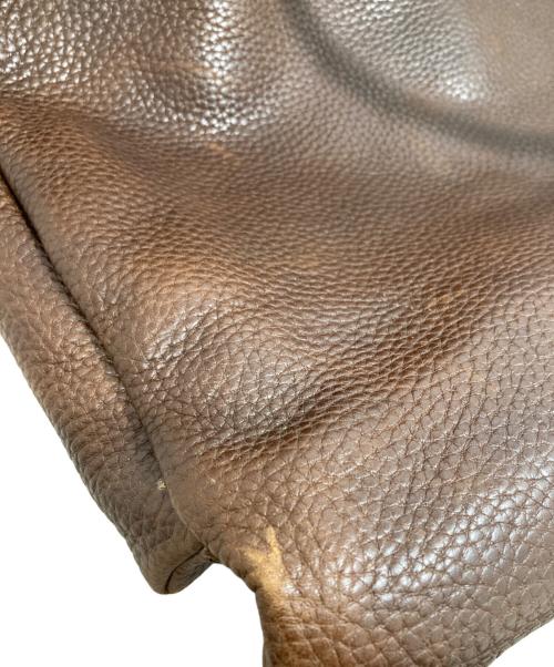 foot the coacher（フットザコーチャー）foot the coacher (フットザコーチャー) レザートートバッグ ブラウンの古着・服飾アイテム