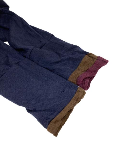 CASEY VIDALENC（ケイシーヴィダレンク）CASEY VIDALENC (ケイシーヴィダレンク) ロングスリーブカットソー ネイビー サイズ:XLの古着・服飾アイテム