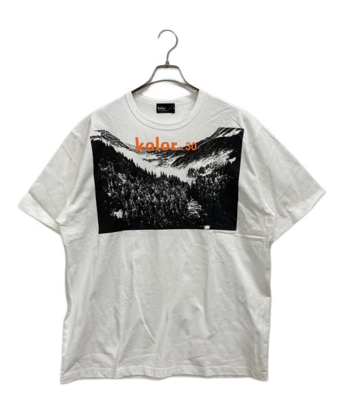 KOLOR（カラー）KOLOR (カラー) Tシャツ ホワイト サイズ:4の古着・服飾アイテム