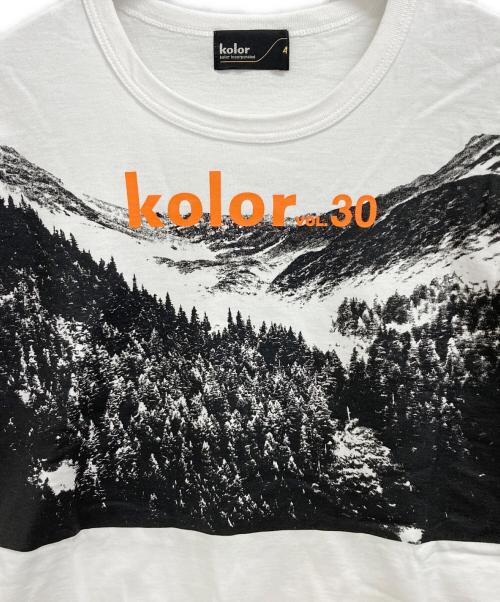 KOLOR（カラー）KOLOR (カラー) Tシャツ ホワイト サイズ:4の古着・服飾アイテム