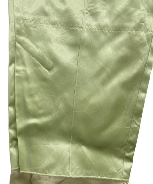 TOGA ARCHIVES（トーガアーカイブス）TOGA ARCHIVES (トーガアーカイブス) Acetate satin pants 黄緑 サイズ:SIZE Mの古着・服飾アイテム