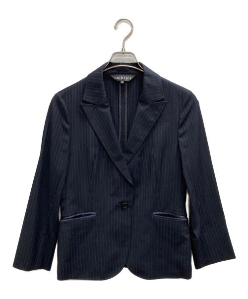 INDIVI（インディヴィ）INDIVI (インディヴィ) セットアップ ネイビー サイズ:40の古着・服飾アイテム