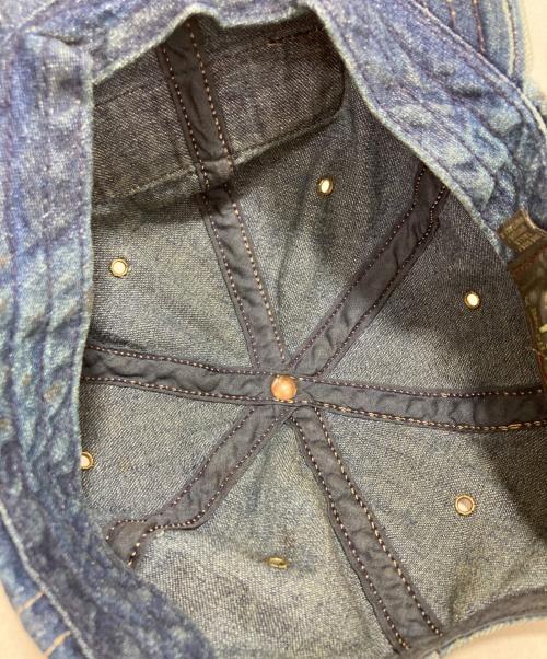 RRL（ダブルアールエル）RRL (ダブルアールエル) デニムトラッカーキャップ インディゴの古着・服飾アイテム