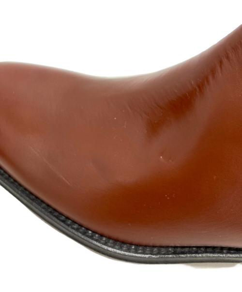 GUCCI（グッチ）GUCCI (グッチ) サイドゴアブーツ ブラウン サイズ:41 1/2の古着・服飾アイテム