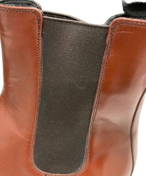 GUCCI（グッチ）GUCCI (グッチ) サイドゴアブーツ ブラウン サイズ:41 1/2の古着・服飾アイテム