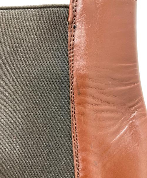 GUCCI（グッチ）GUCCI (グッチ) サイドゴアブーツ ブラウン サイズ:41 1/2の古着・服飾アイテム