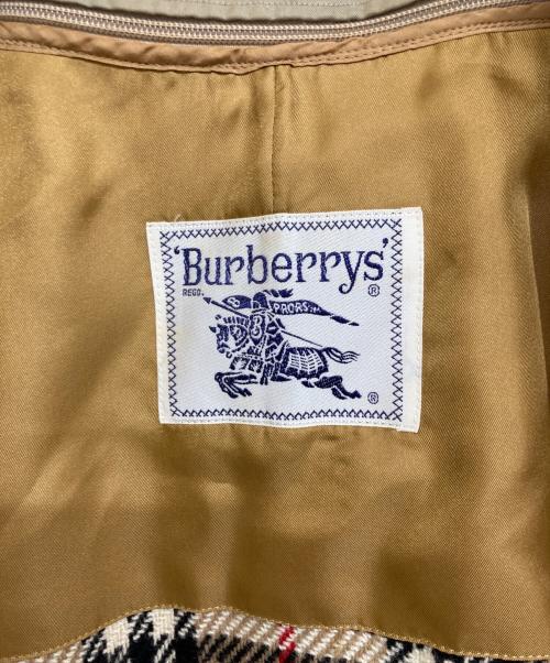 Burberry's（バーバリー）Burberry's (バーバリーズ) ファー付きトレンチコート ベージュ サイズ:7AB2の古着・服飾アイテム