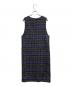 ANAYI (アナイ) チェックノースリーブワンピース ネイビー サイズ:36：9000円