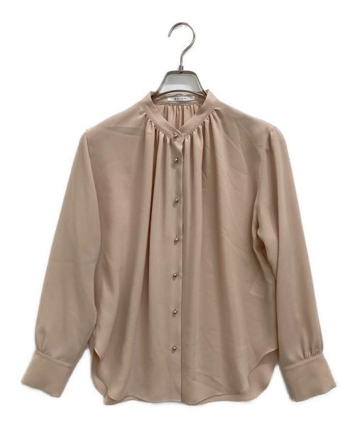 BEIGE（ベイジ）BEIGE (ベイジ) STOW / バンドカラーブラウス ベージュ サイズ:2の古着・服飾アイテム