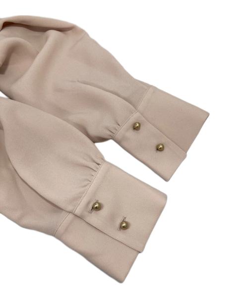 BEIGE（ベイジ）BEIGE (ベイジ) STOW / バンドカラーブラウス ベージュ サイズ:2の古着・服飾アイテム