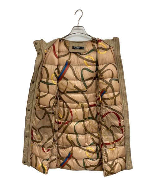 LAUREN RALPH LAUREN（ローレンラルフローレン）LAUREN RALPH LAUREN (ローレンラルフローレン) ダウンコート ベージュ サイズ:XSの古着・服飾アイテム