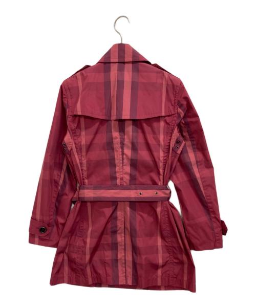 BURBERRY BRIT（バーバリーブリット）BURBERRY BRIT (バーバリーブリット) トレンチコート ピンク サイズ:UK6の古着・服飾アイテム