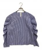 BEIGEベイジ）の古着「CROCOSMIA/ブラウス」｜ブルー