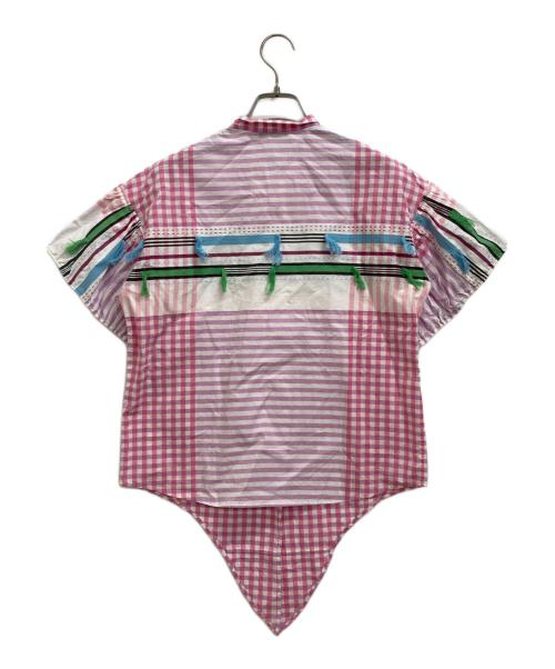 tsumori chisato（ツモリチサト）tsumori chisato (ツモリチサト) ハバナチェックシャツ ピンク サイズ:2の古着・服飾アイテム